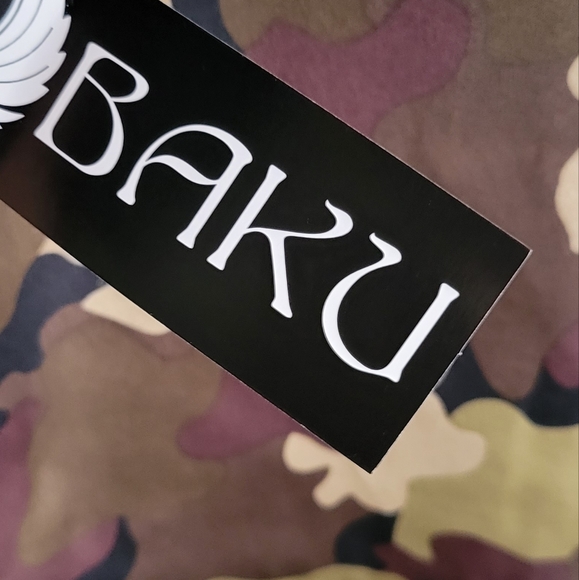 BAKU 100% POLYESTER BUTTONED DOWN CAMO TOP - Picture 3 of 4